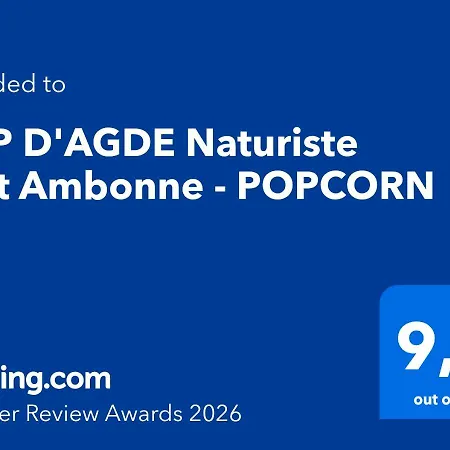 Cap D'agde Naturiste Port Ambonne - Popcorn Appartement